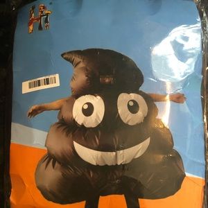 New inflatable poop emoji adult costume